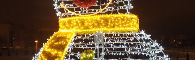 ФОТО | В Ласнамяэ вандалы сломали праздничную инсталляцию