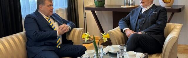 Алар Карис встретился с Лаури Хуссаром для обсуждения президентских выборов