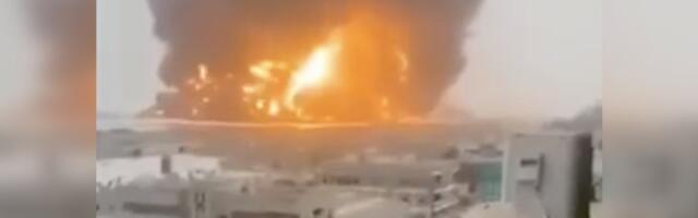 Правда ли, что на этом видео показан пожар после иранской атаки по Саудовской Аравии?