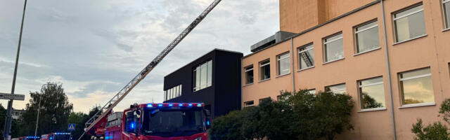 В здании факультета естественных наук Таллиннского ТУ в Мустамяэ был пожар