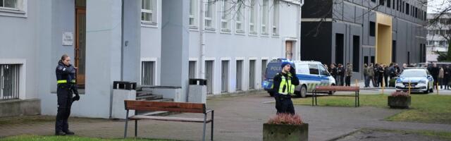 ФОТО | В Таллиннский политехникум принесли предмет, похожий на оружие. Полиция отреагировала крупными силами