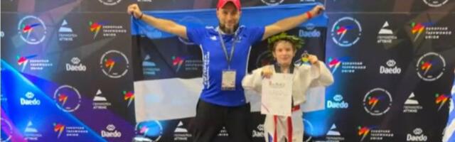 Тхэквондист из Эстонии завоевал бронзу на чемпионате Европы среди детей