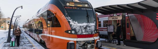 С понедельника из-за ремонта изменится расписание поездов, в том числе в Тарту и Нарву