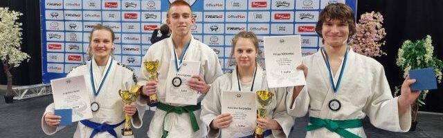 Дзюдоисты из Ида-Вирумаа завоевали девять медалей на чемпионате Эстонии