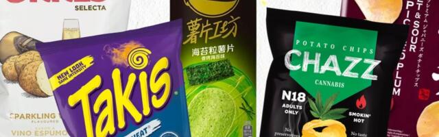 Со вкусом украинского борща или черной икры: самые необычные чипсы в эстонских магазинах