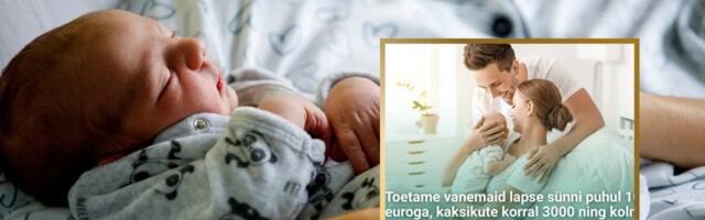 Новые власти Таллинна до сих пор не повысили пособия по рождению детей