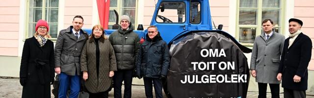 «Без инвестиций мы не сможем прокормить свой народ»: тракторная акция прошла и у Рийгикогу