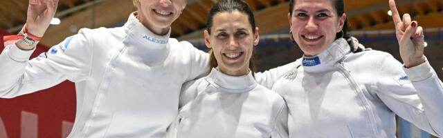 Эстонские шпажистки завоевали серебро чемпионата мира!