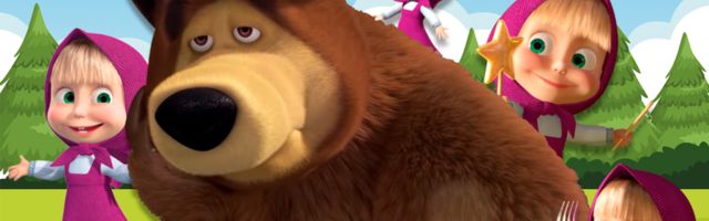 Мультфильм "Маша и Медведь" вошел в первую пятерку развлекательных детских брендов в мире