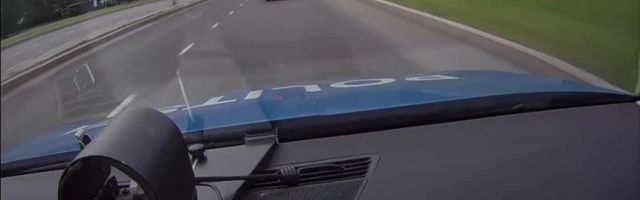 ФОТО И ВИДЕО | "Голливудская" погоня в Нарве: водитель без прав на ходу выпрыгнул из автомобиля
