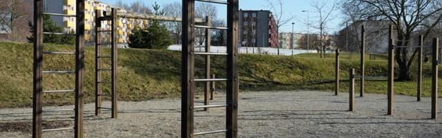 В парке Паэ реконструируют спортплощадки. Появится и туалет