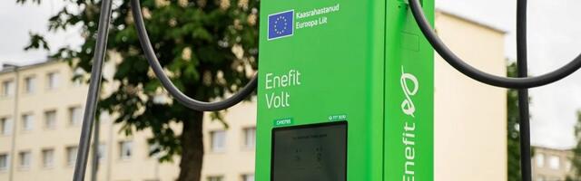 Enefit при поддержке Европы открыла первые сверхбыстрые зарядные устройства