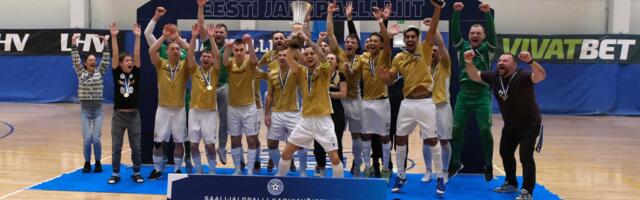 «Нарва Юнайтед» стал серебряным призёром Кубка Эстонии по футзалу, победа — у «Бункер Партнер»