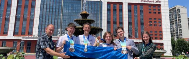 Эстонские гимназисты привезли домой первое золото с международной олимпиады по геонаукам