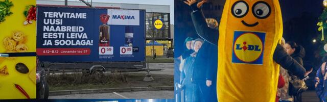 Конкуренция — движущая сила: Maxima поприветствовала новый Lidl в Ласнамяэ шутливой рекламой