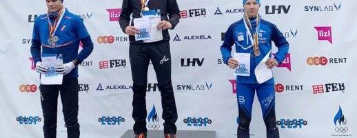 Нарвитянин Арсений Пустошный стал двукратным чемпионом Эстонии по летнему биатлону