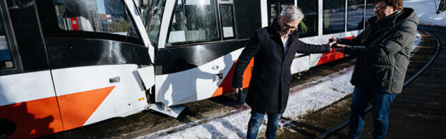 Ремонт попавших в аварию на улице Лубья трамваев обойдется в 700 000 евро и займет 6-8 месяцев