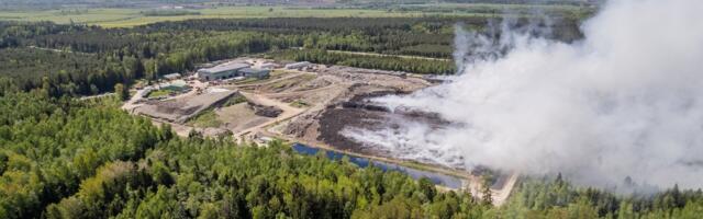 Свалка в Ида-Вирумаа горит уже несколько лет, один из пожаров поверг всех в состояние шока