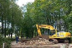 В эстонском городе Кохтла-Ярве раскопали братское захоронение советских солдат