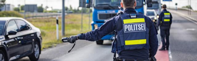 Опасный рейс: в Тарту остановили грузовик с пьяным водителем и перегрузом