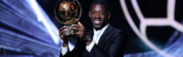 Француз Усман Дембеле стал обладателем "Золотого мяча"