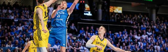 ФОТО | Отбор на ЧМ: сборная Эстонии по баскетболу проиграла дома Швеции