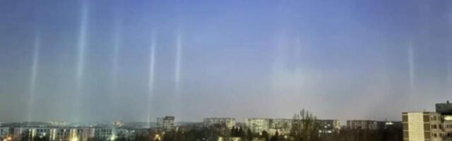 Над Вильнюсом появились световые «порталы». К богатству и процветанию?