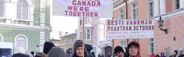 Теперь уж точно хватит: в Таллине прошел массовый пикет против ковид-ограничений