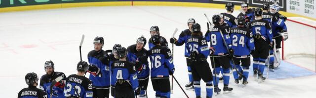 „Играть за основную команду — это большая честь“: нарвитянин Давид Тимофеев о первых матчах за Эстонию на ЧМ по хоккею