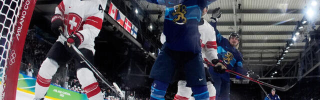 ОИ-2026: сборная Финляндии по хоккею в овертайме одолела Швейцарию и вышла в полуфинал