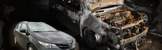 Водитель сгоревшего ночью в Ласнамяэ авто: „Когда была на месте, пожарные сказали: „Готовьтесь, идите смотрите“ 