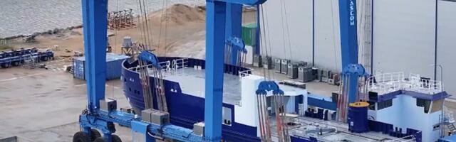 На верфи Baltic Workboats строят судно, которое будет работать на биометане