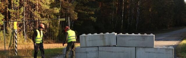 ФОТО | Перед Саатсеским сапогом установили бетонные блоки. Местный житель: Меня не пугают российские военные