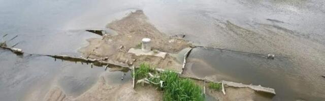 Подводная тайна, обнаруженная во время засухи в Польше: в реке Буг найдены остатки крупного судна времен Первой мировой войны