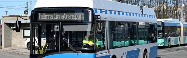В Таллинне протестировали новую троллейбусную инфраструктуру