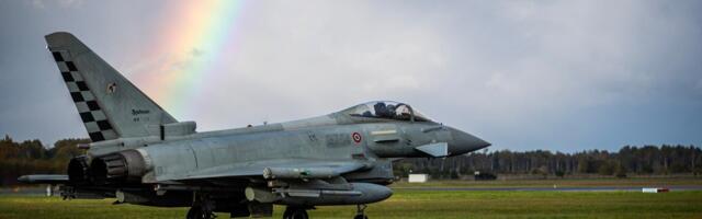 Вместо F-35 ВВС Италии разместили в Эстонии истребители Eurofighter Typhoon