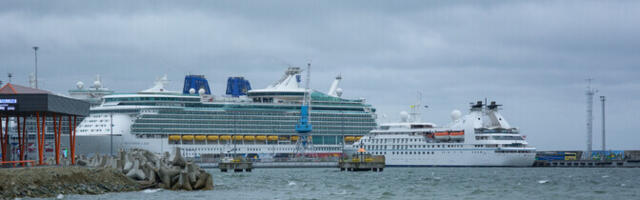 Таллинн посетило последнее в этом году круизное судно