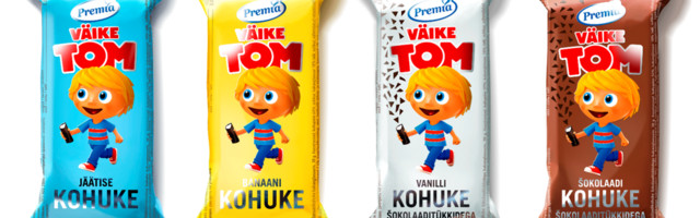 Premia выпустила сырки Väike Tom — среди них есть сырок со вкусом знаменитого мороженого