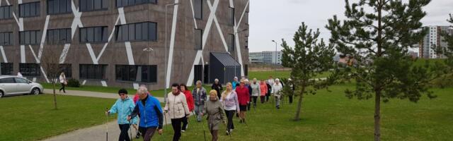 В эту субботу в парке Паэ пройдет тренировка по скандинавской ходьбе