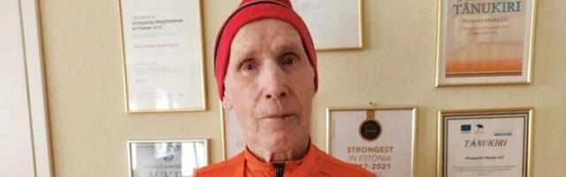 87-летний нарвский ветеран спорта улучшил свой результат на забеге в Тарту