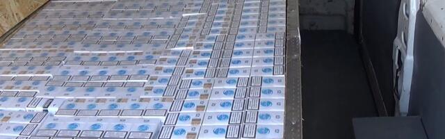 Гражданин России пытался ввезти в Эстонию почти 5 миллионов контрабандных сигарет