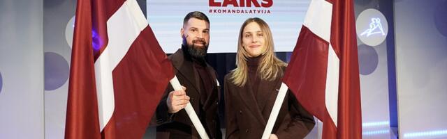 Флаг Латвии на открытии Олимпийских игр понесут Даугавиньш и Германе