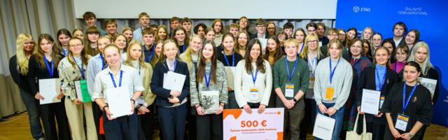 Главные призы конкурса ученических научных работ отправились в Таллинн, Ныо и Курессааре