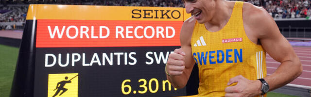 ЧМ по легкой атлетике: Арман Дюплантис установил новый мировой рекорд в прыжках с шестом