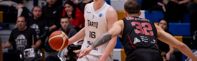 ПРЯМОЙ ЭФИР на Delfi | „Тартуский университет“ играет с аутсайдером Эстоно-латвийской баскетбольной лиги
