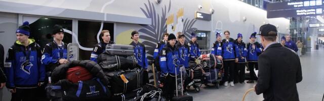 ФОТО и ВИДЕО | „Серебряная медаль с привкусом золота“. Смотрите, как в Таллиннском аэропорту встретили эстонскую сборную!