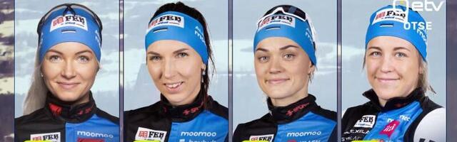 Хохфильцен: женская команда Эстонии заняла десятое место в эстафете