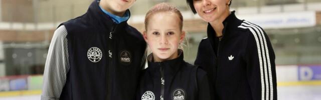 ВИДЕО | Призер Олимпийских игр в парном катании из Эстонии дал мастер-класс юной эстонской паре