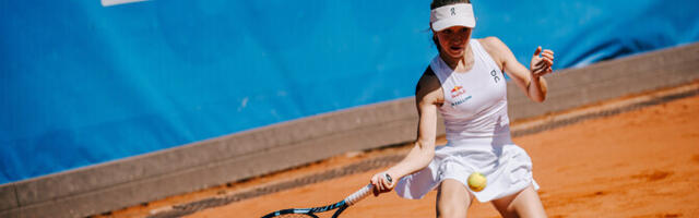 ФОТО: на ЧЭ по теннису Лаура Рахнель в полуфинале обыграла 13-летнюю Елизавету Аникину