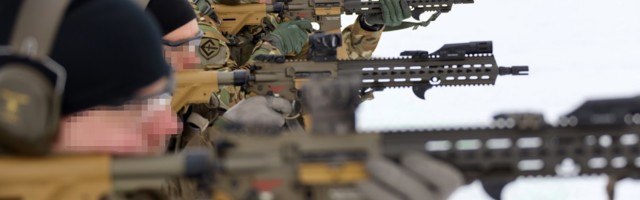 Эстонский спецназ перевооружается на новые автоматы и пистолеты